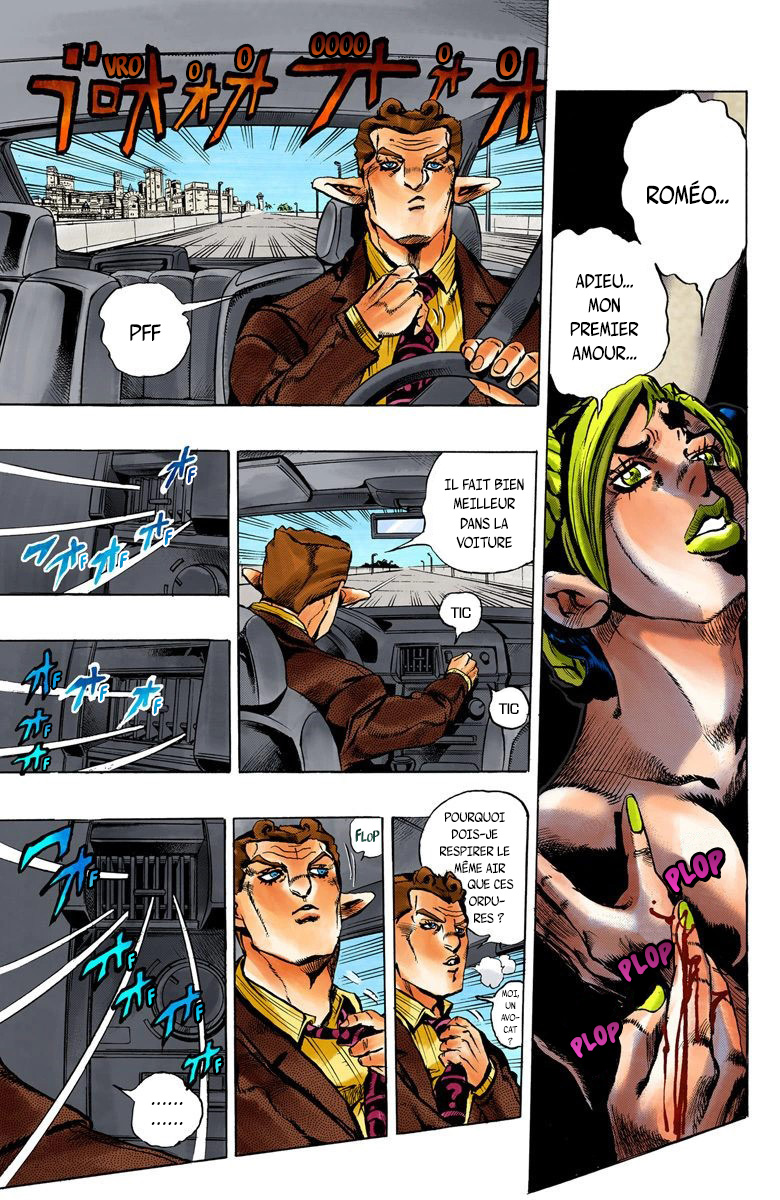 Read JoJo's Bizarre Adventure Part 6 Stone Ocean Official Colored FR Manga Online
