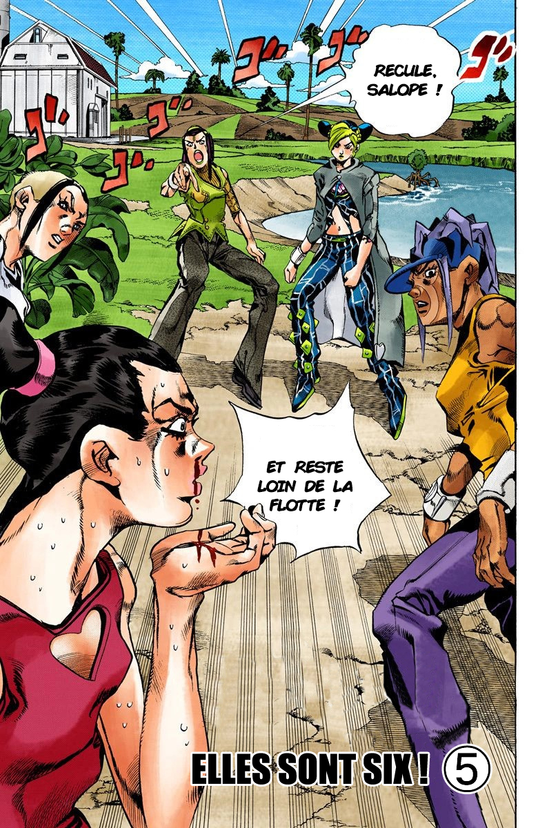 Read JoJo's Bizarre Adventure Part 6 Stone Ocean Official Colored FR Manga Online