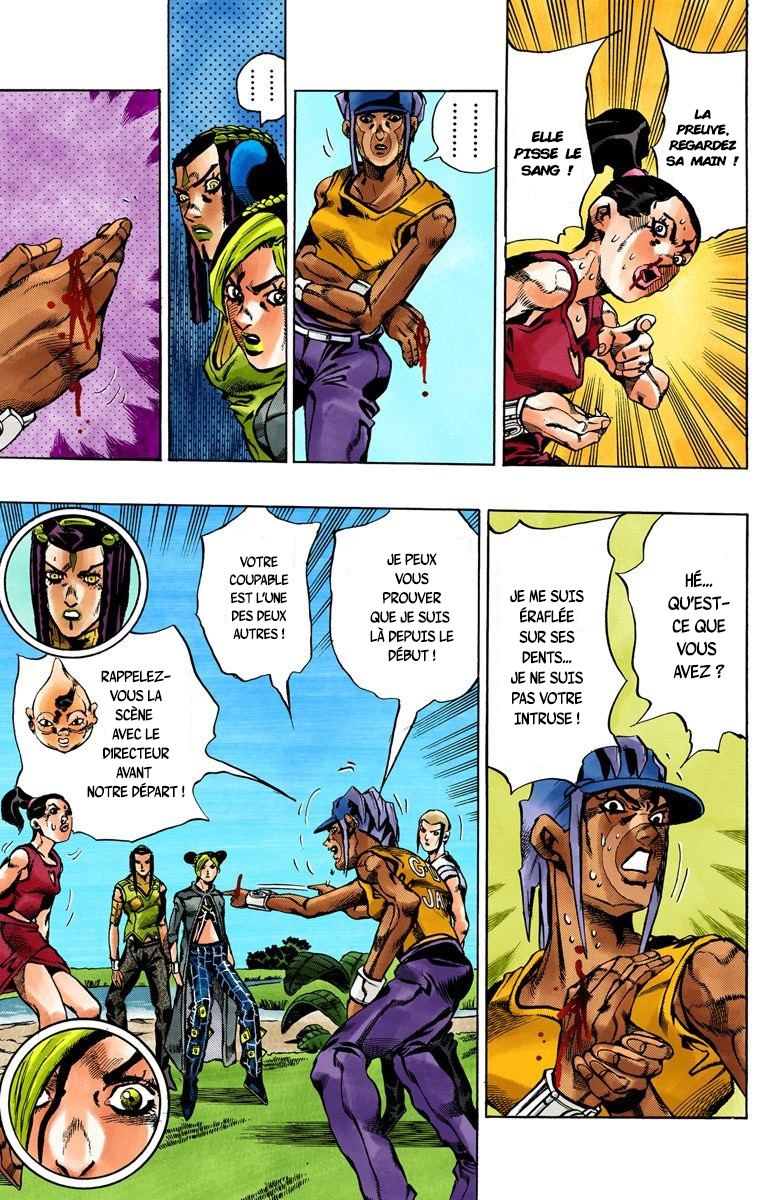 Read JoJo's Bizarre Adventure Part 6 Stone Ocean Official Colored FR Manga Online