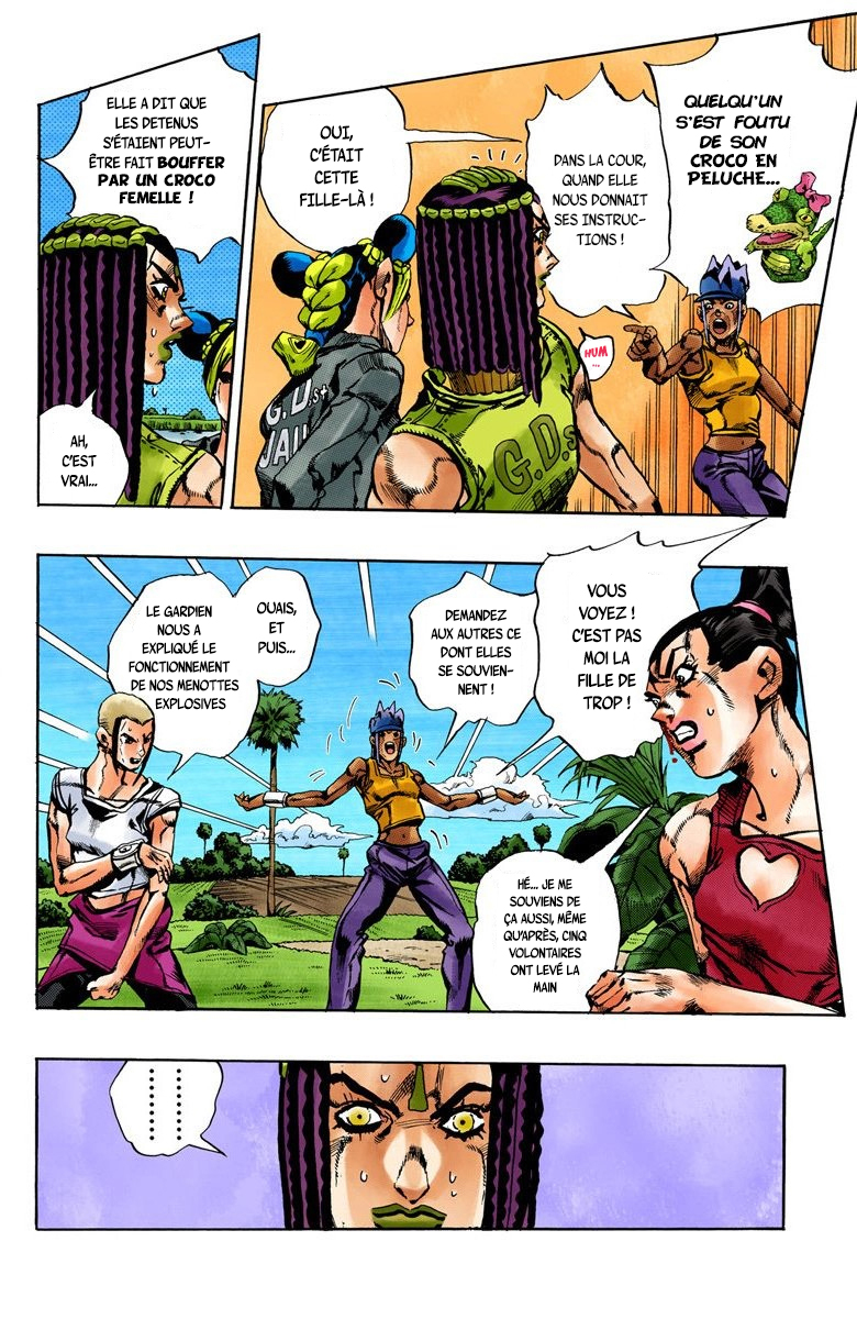 Read JoJo's Bizarre Adventure Part 6 Stone Ocean Official Colored FR Manga Online