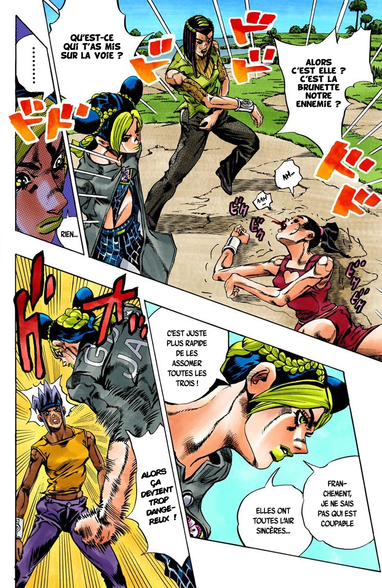 Read JoJo's Bizarre Adventure Part 6 Stone Ocean Official Colored FR Manga Online