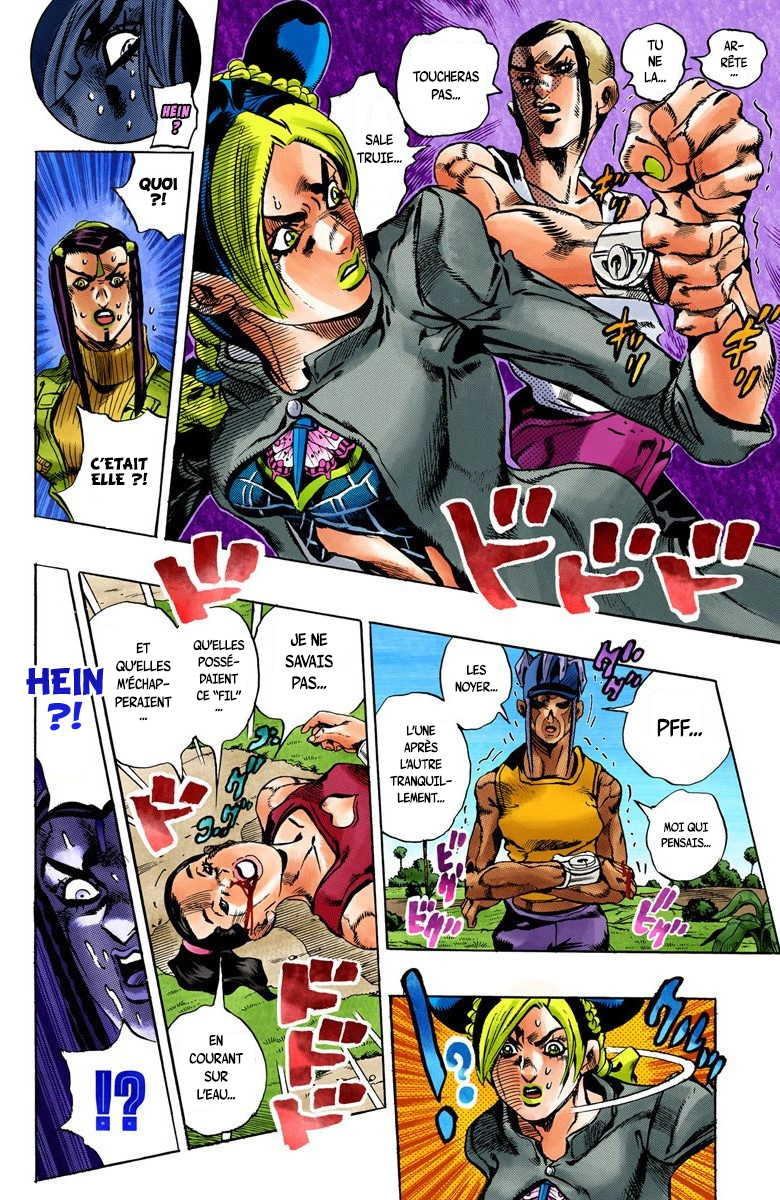 Read JoJo's Bizarre Adventure Part 6 Stone Ocean Official Colored FR Manga Online