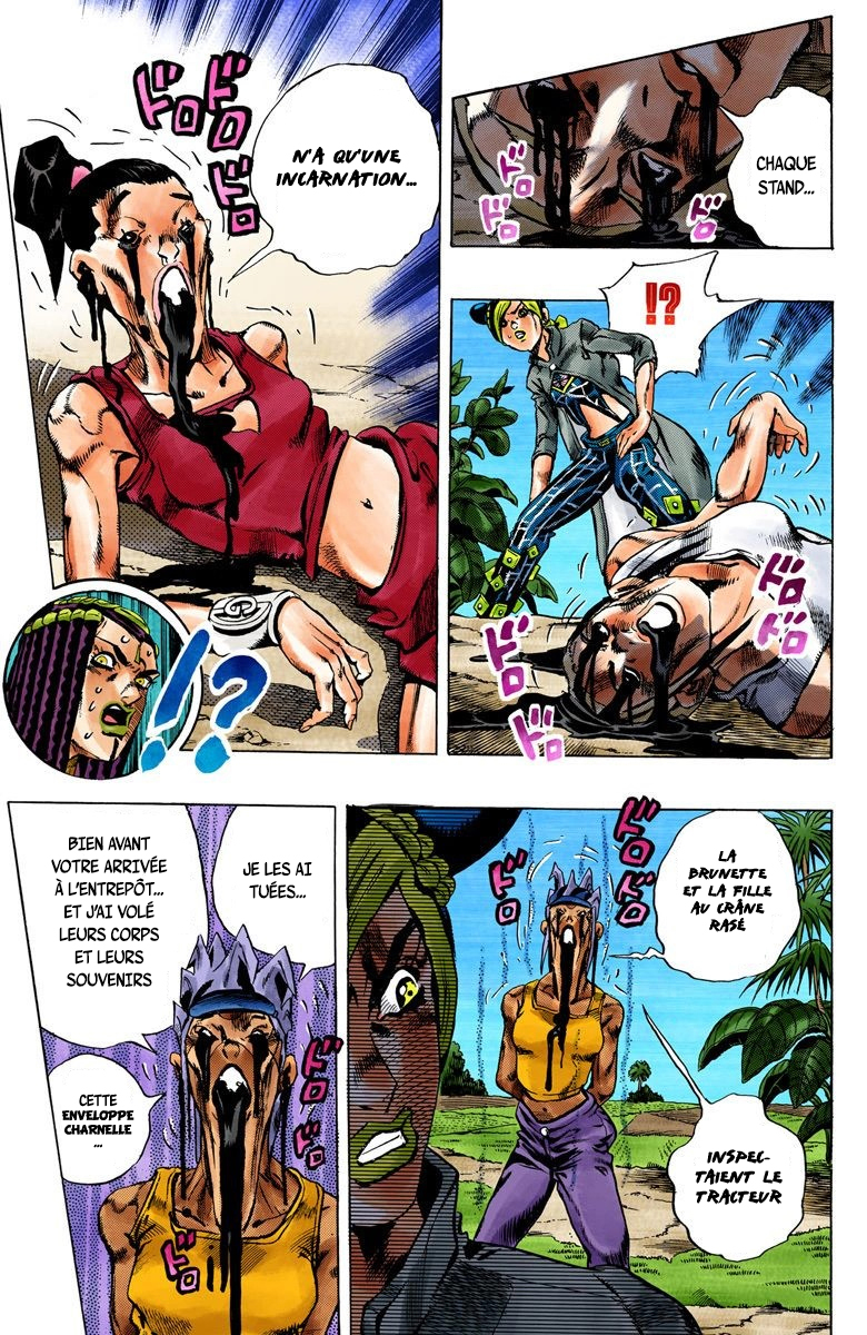 Read JoJo's Bizarre Adventure Part 6 Stone Ocean Official Colored FR Manga Online