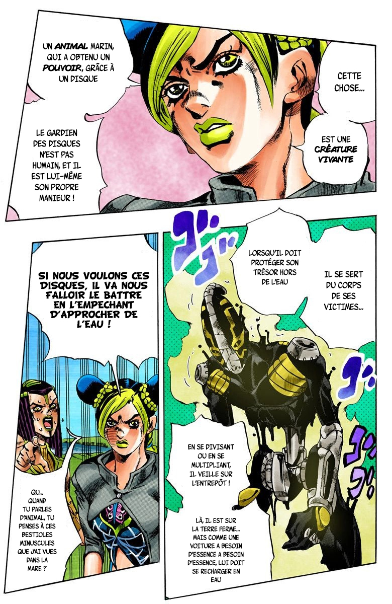 Read JoJo's Bizarre Adventure Part 6 Stone Ocean Official Colored FR Manga Online