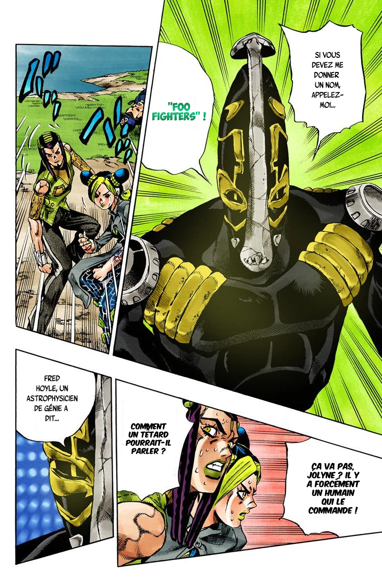 Read JoJo's Bizarre Adventure Part 6 Stone Ocean Official Colored FR Manga Online