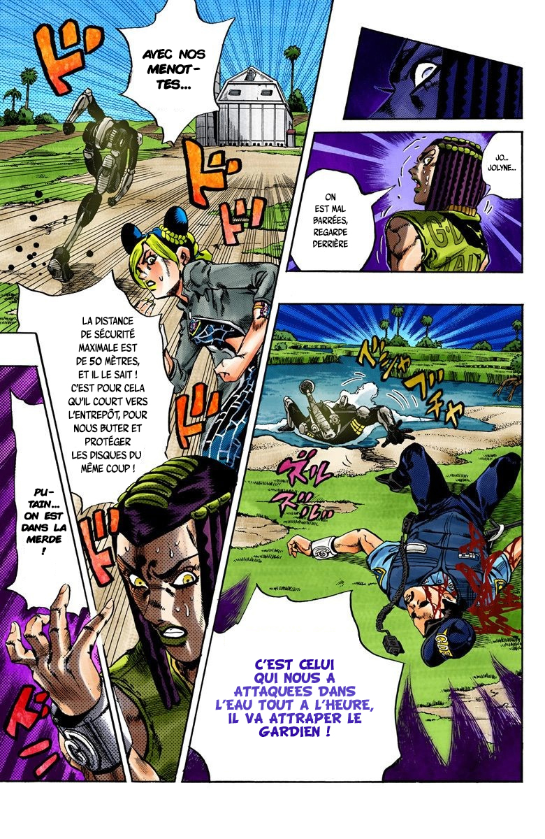 Read JoJo's Bizarre Adventure Part 6 Stone Ocean Official Colored FR Manga Online