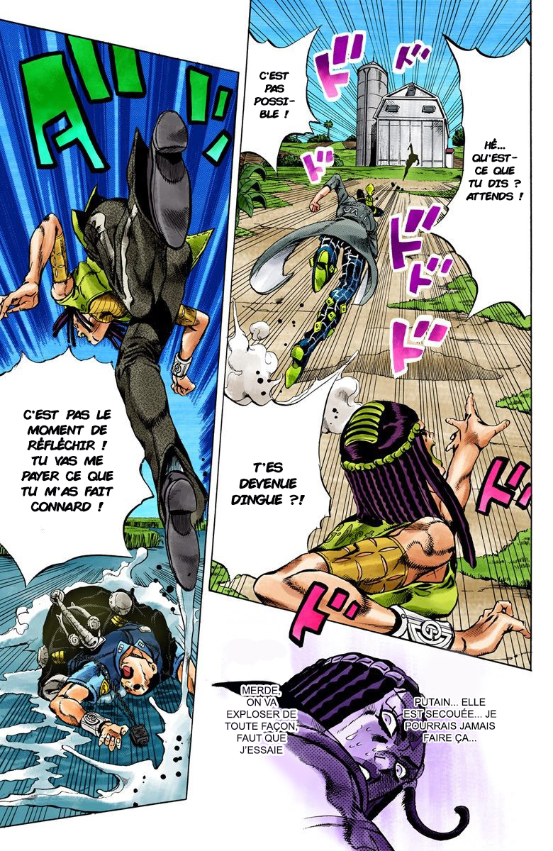 Read JoJo's Bizarre Adventure Part 6 Stone Ocean Official Colored FR Manga Online