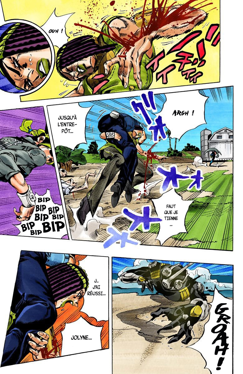 Read JoJo's Bizarre Adventure Part 6 Stone Ocean Official Colored FR Manga Online