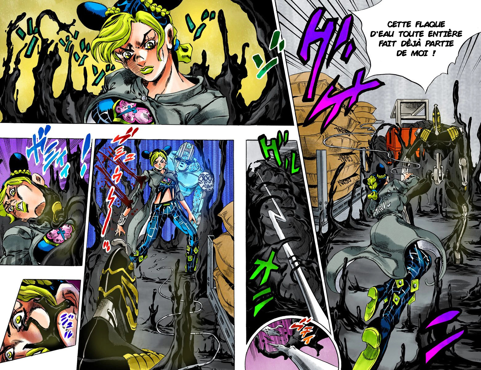 Read JoJo's Bizarre Adventure Part 6 Stone Ocean Official Colored FR Manga Online