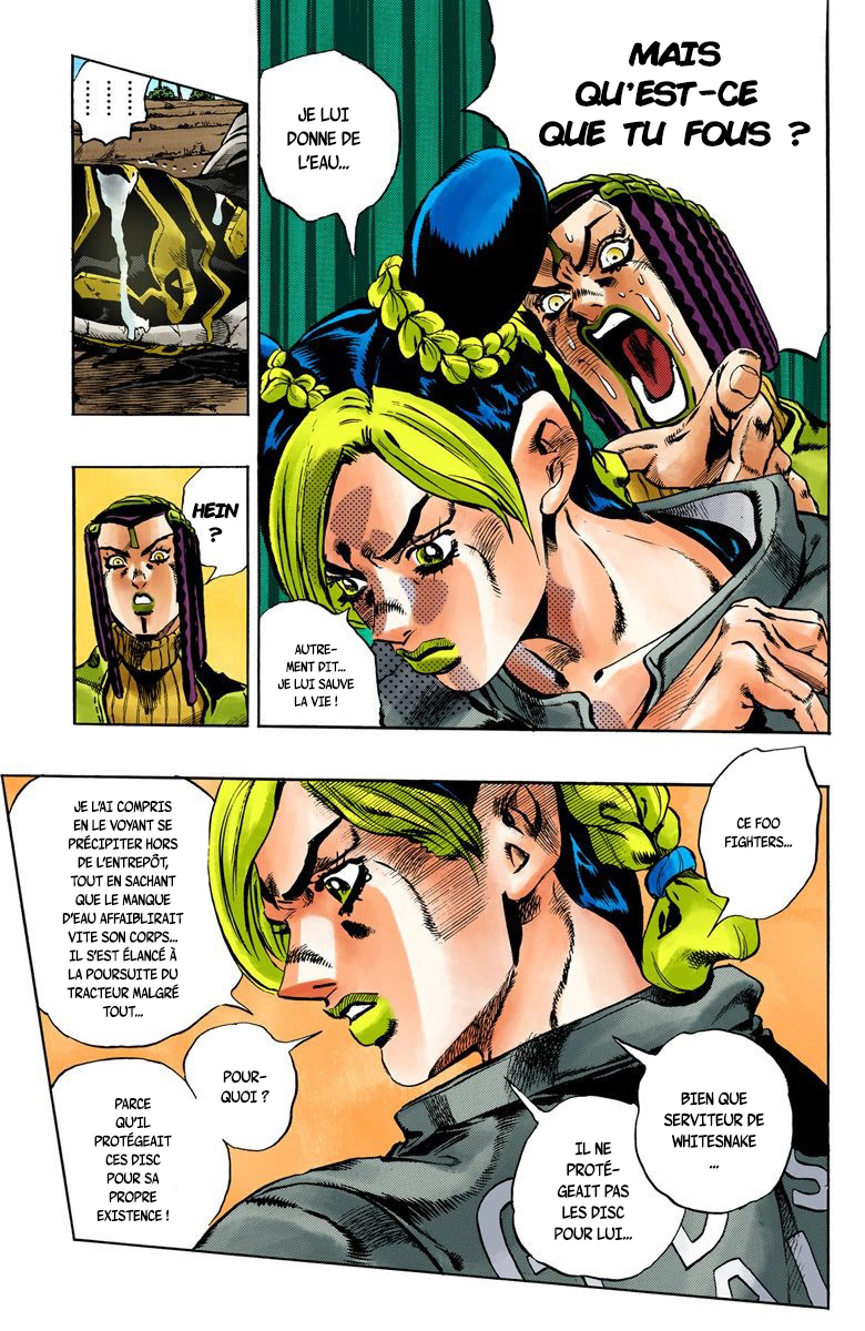 Read JoJo's Bizarre Adventure Part 6 Stone Ocean Official Colored FR Manga Online