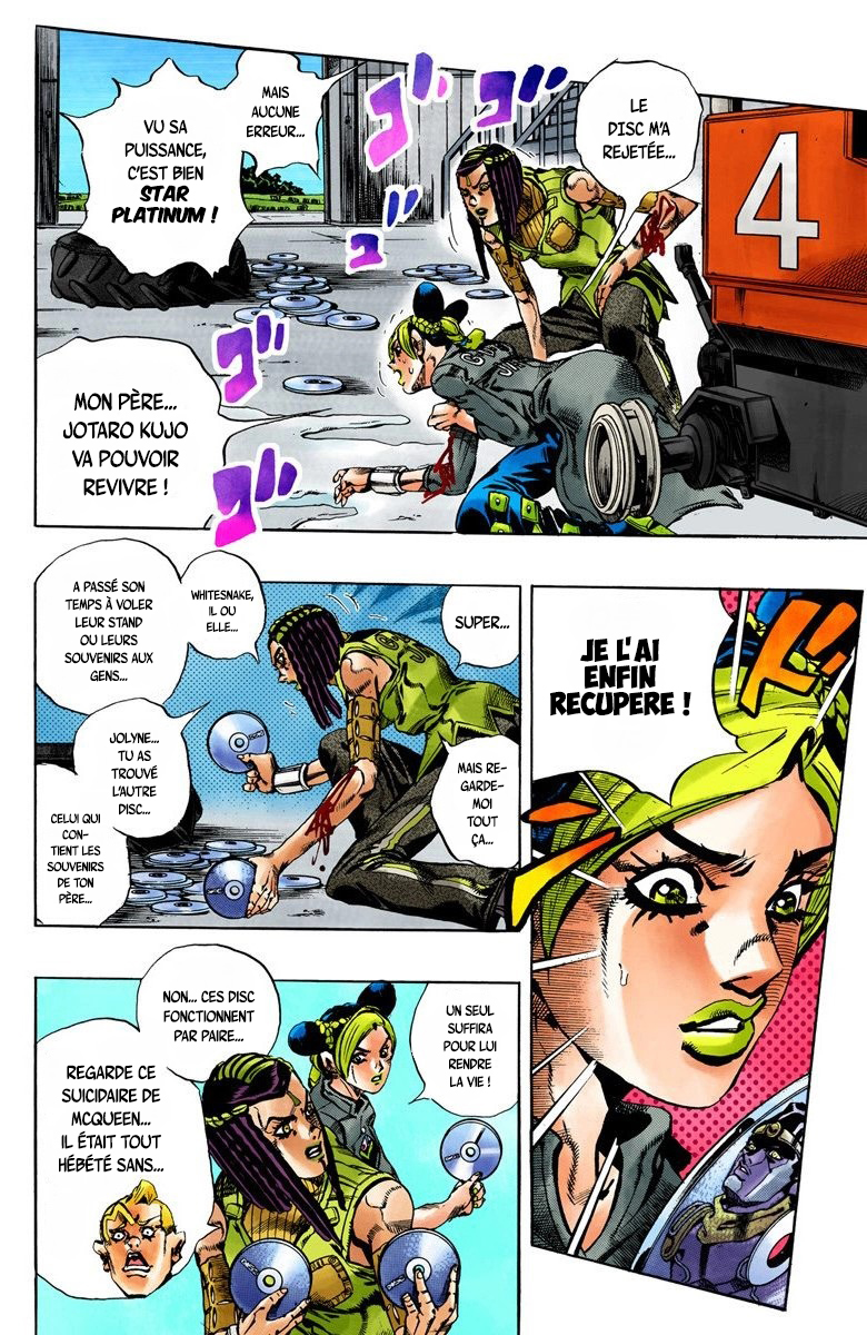 Read JoJo's Bizarre Adventure Part 6 Stone Ocean Official Colored FR Manga Online