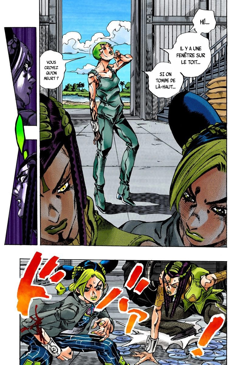 Read JoJo's Bizarre Adventure Part 6 Stone Ocean Official Colored FR Manga Online