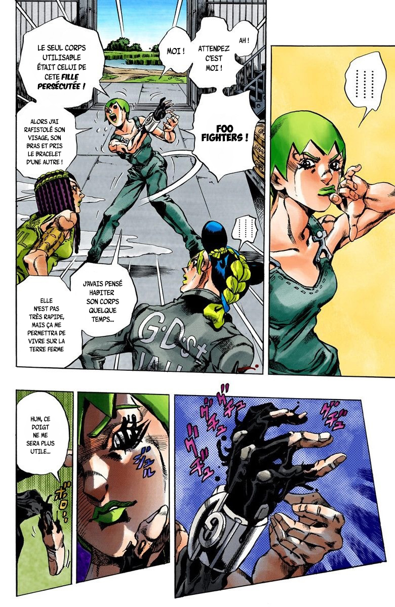 Read JoJo's Bizarre Adventure Part 6 Stone Ocean Official Colored FR Manga Online
