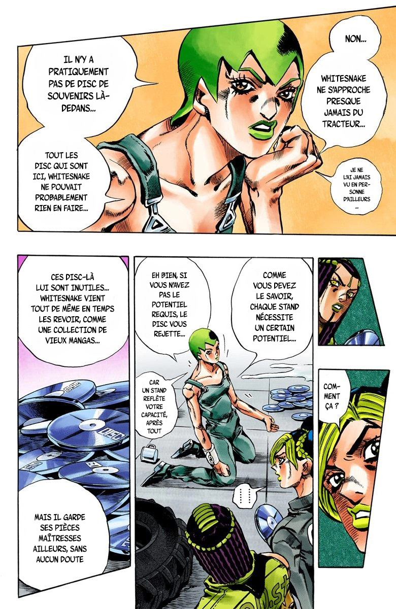Read JoJo's Bizarre Adventure Part 6 Stone Ocean Official Colored FR Manga Online