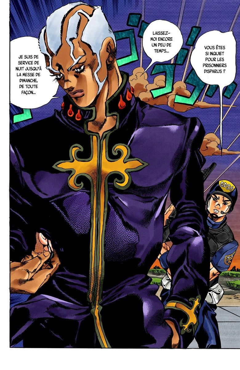 Read JoJo's Bizarre Adventure Part 6 Stone Ocean Official Colored FR Manga Online