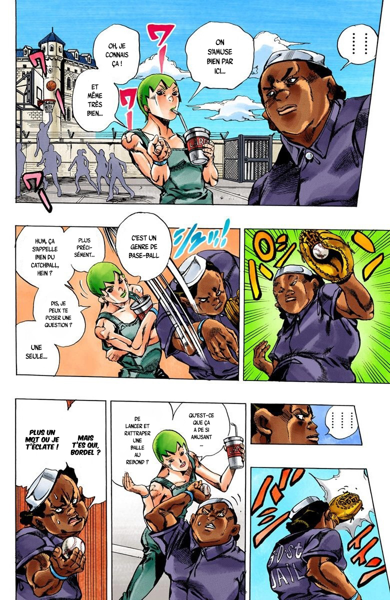 Read JoJo's Bizarre Adventure Part 6 Stone Ocean Official Colored FR Manga Online