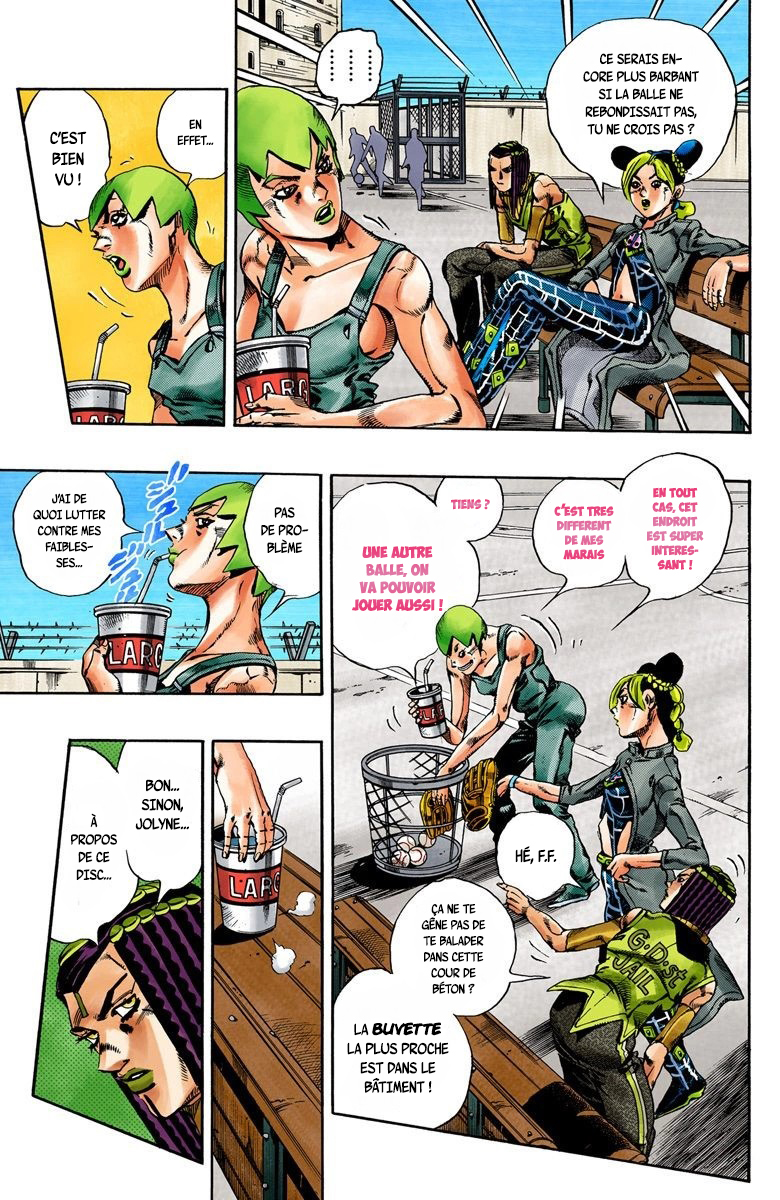 Read JoJo's Bizarre Adventure Part 6 Stone Ocean Official Colored FR Manga Online
