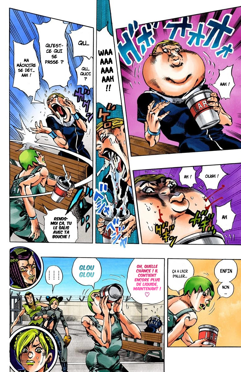 Read JoJo's Bizarre Adventure Part 6 Stone Ocean Official Colored FR Manga Online
