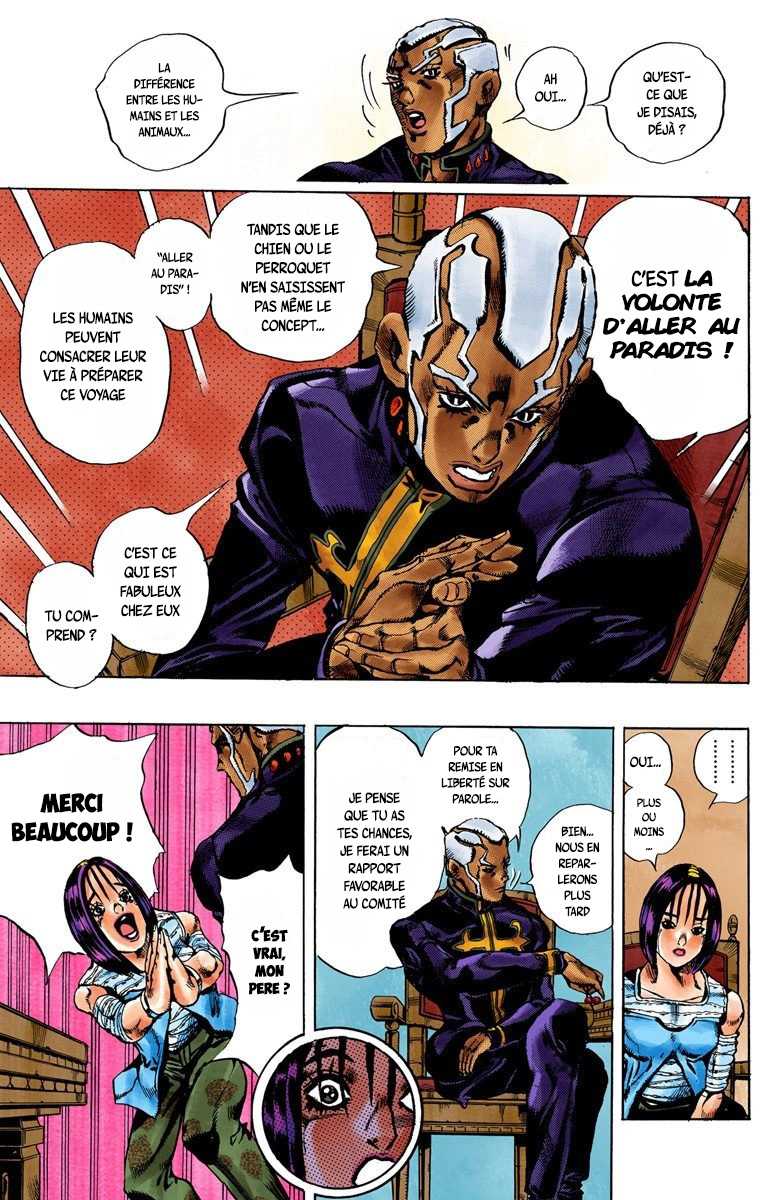 Read JoJo's Bizarre Adventure Part 6 Stone Ocean Official Colored FR Manga Online