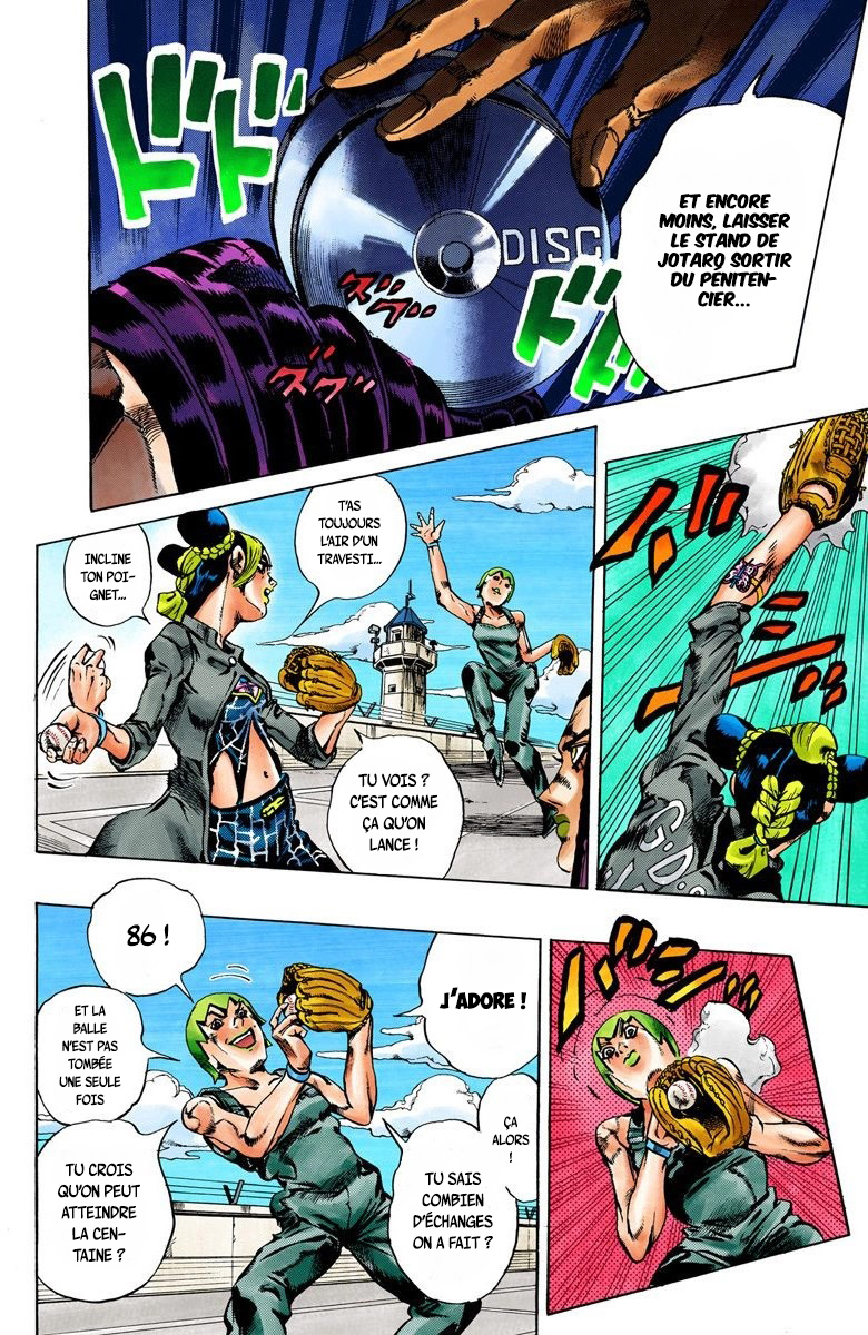 Read JoJo's Bizarre Adventure Part 6 Stone Ocean Official Colored FR Manga Online