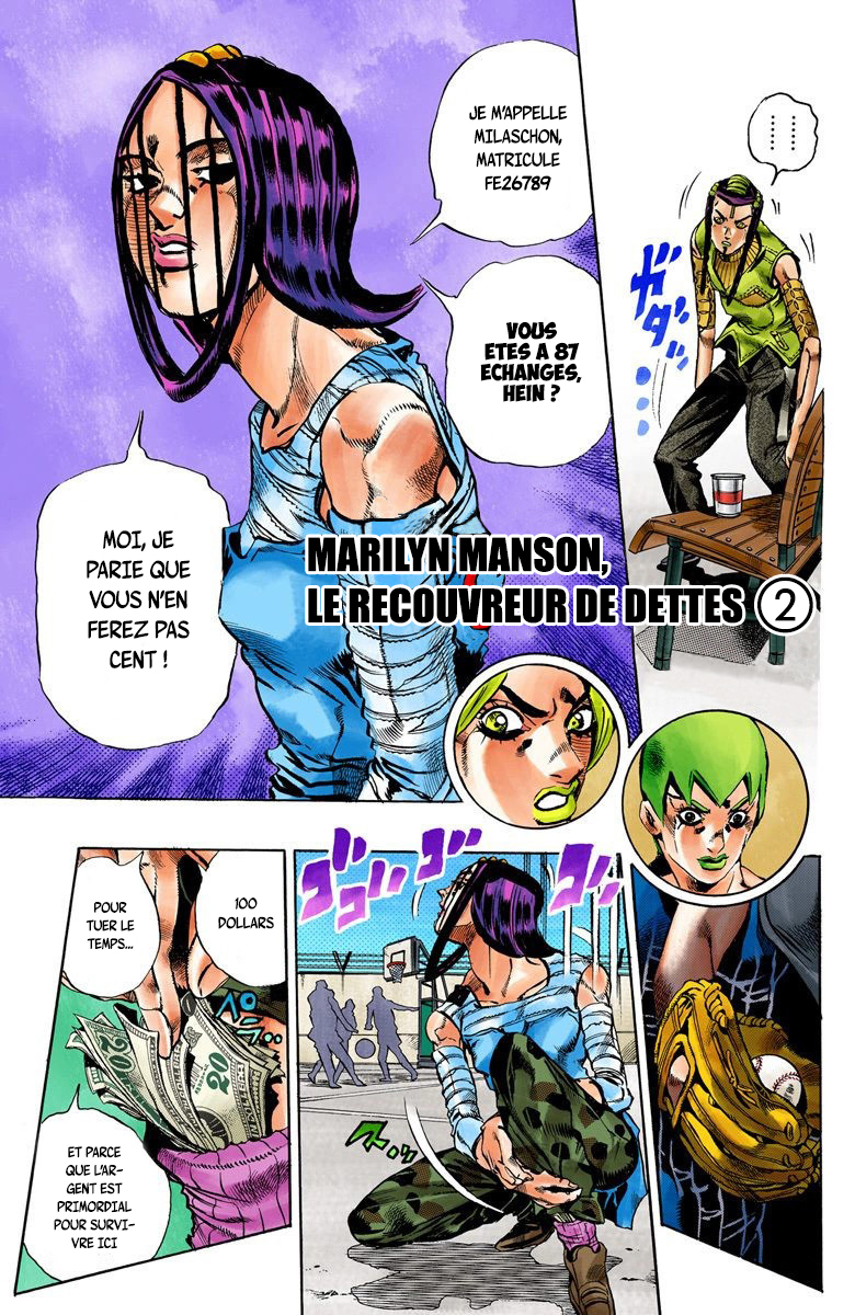 Read JoJo's Bizarre Adventure Part 6 Stone Ocean Official Colored FR Manga Online