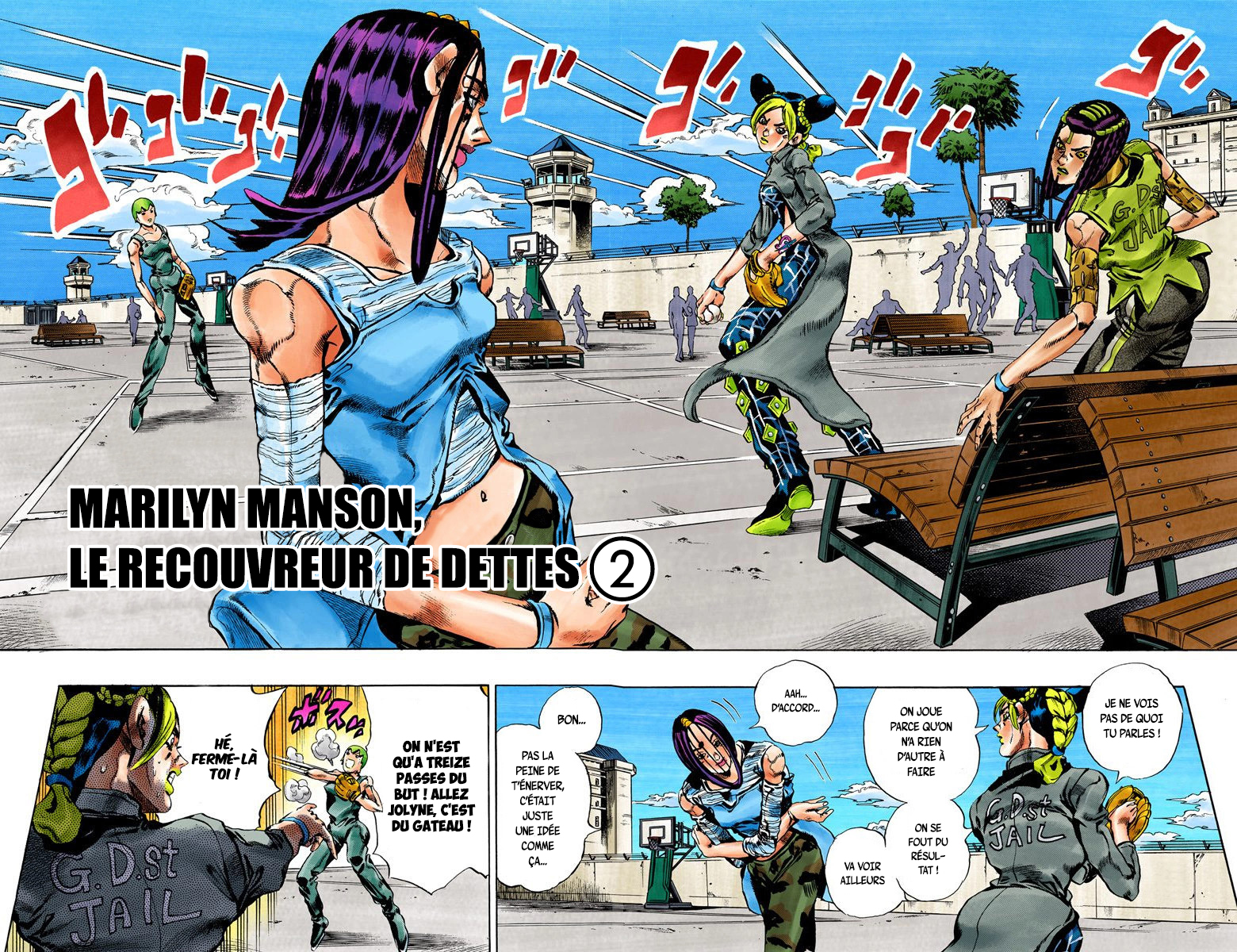 Read JoJo's Bizarre Adventure Part 6 Stone Ocean Official Colored FR Manga Online