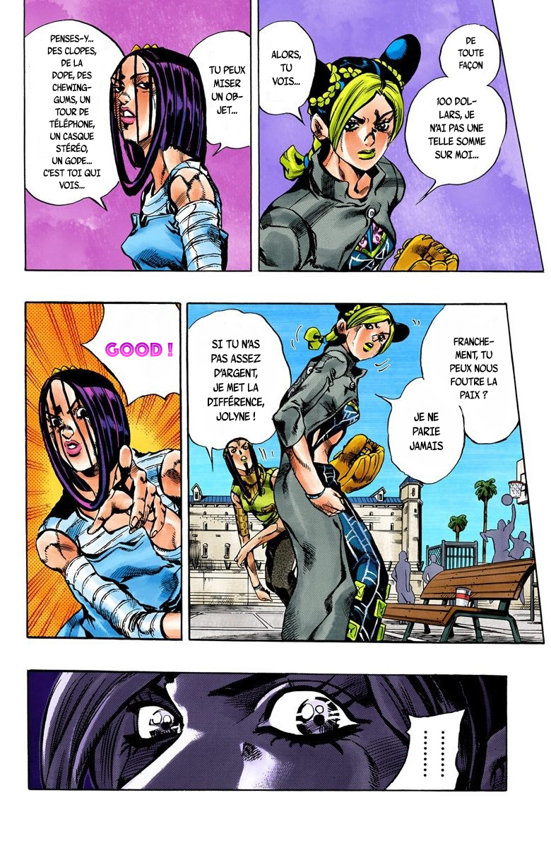 Read JoJo's Bizarre Adventure Part 6 Stone Ocean Official Colored FR Manga Online