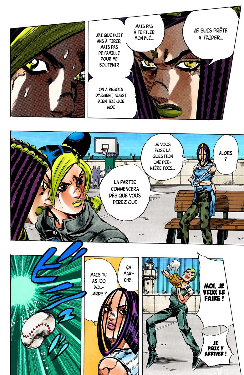 Read JoJo's Bizarre Adventure Part 6 Stone Ocean Official Colored FR Manga Online