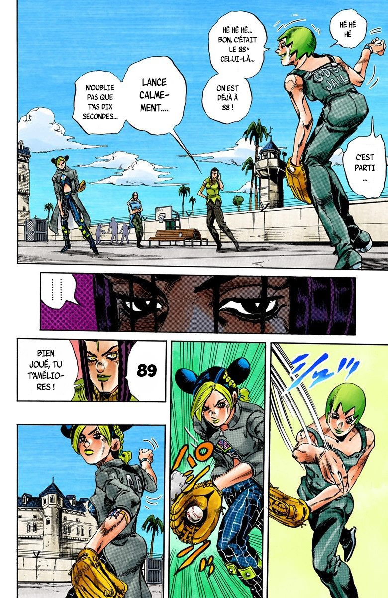 Read JoJo's Bizarre Adventure Part 6 Stone Ocean Official Colored FR Manga Online
