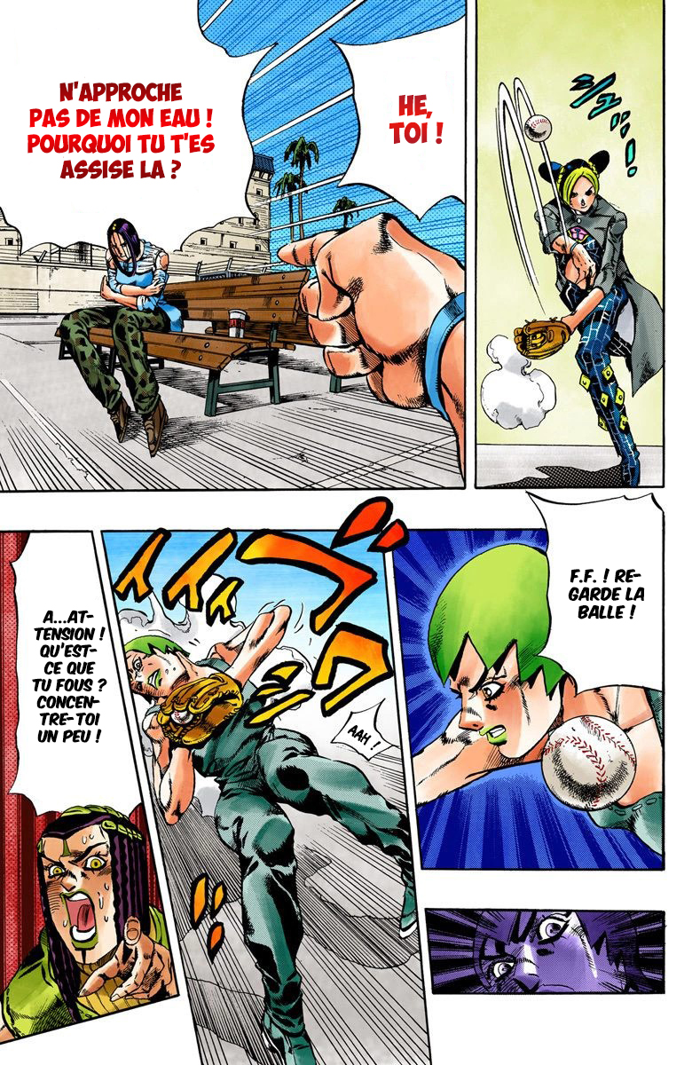 Read JoJo's Bizarre Adventure Part 6 Stone Ocean Official Colored FR Manga Online