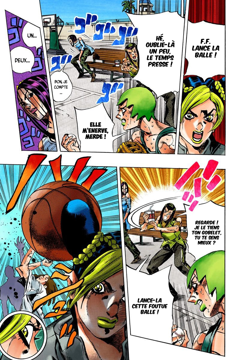 Read JoJo's Bizarre Adventure Part 6 Stone Ocean Official Colored FR Manga Online