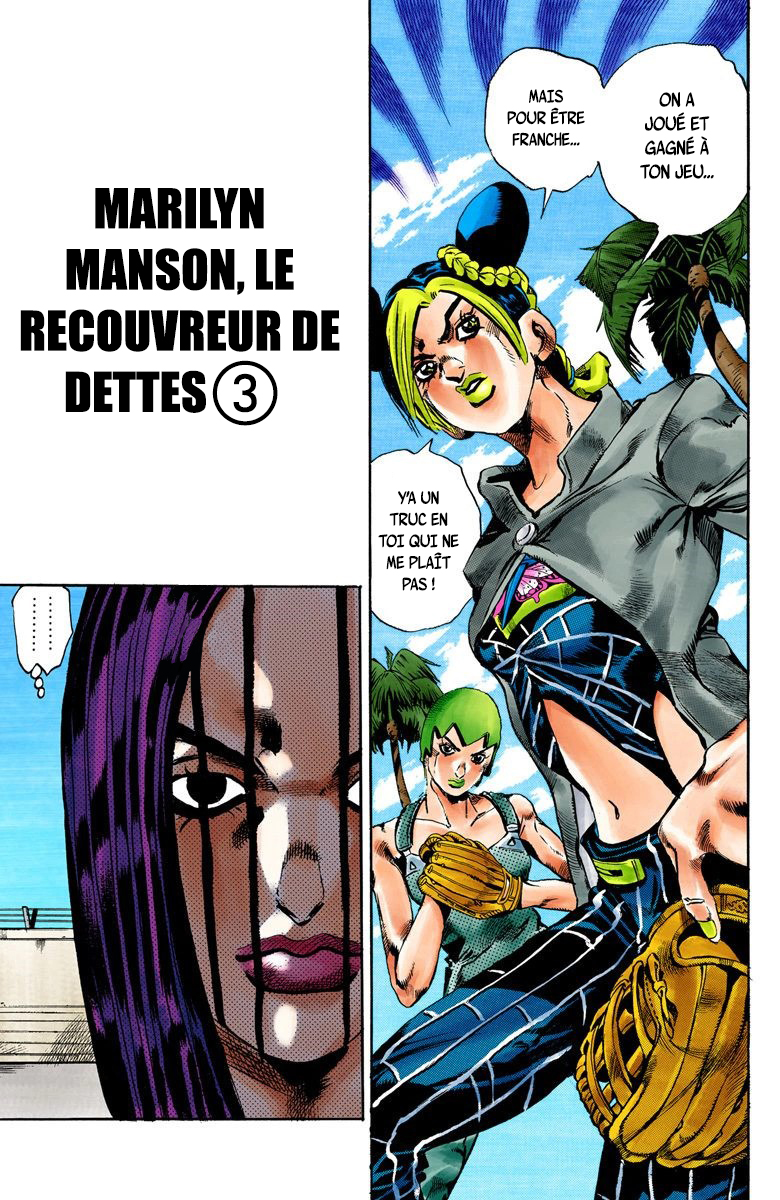 Read JoJo's Bizarre Adventure Part 6 Stone Ocean Official Colored FR Manga Online