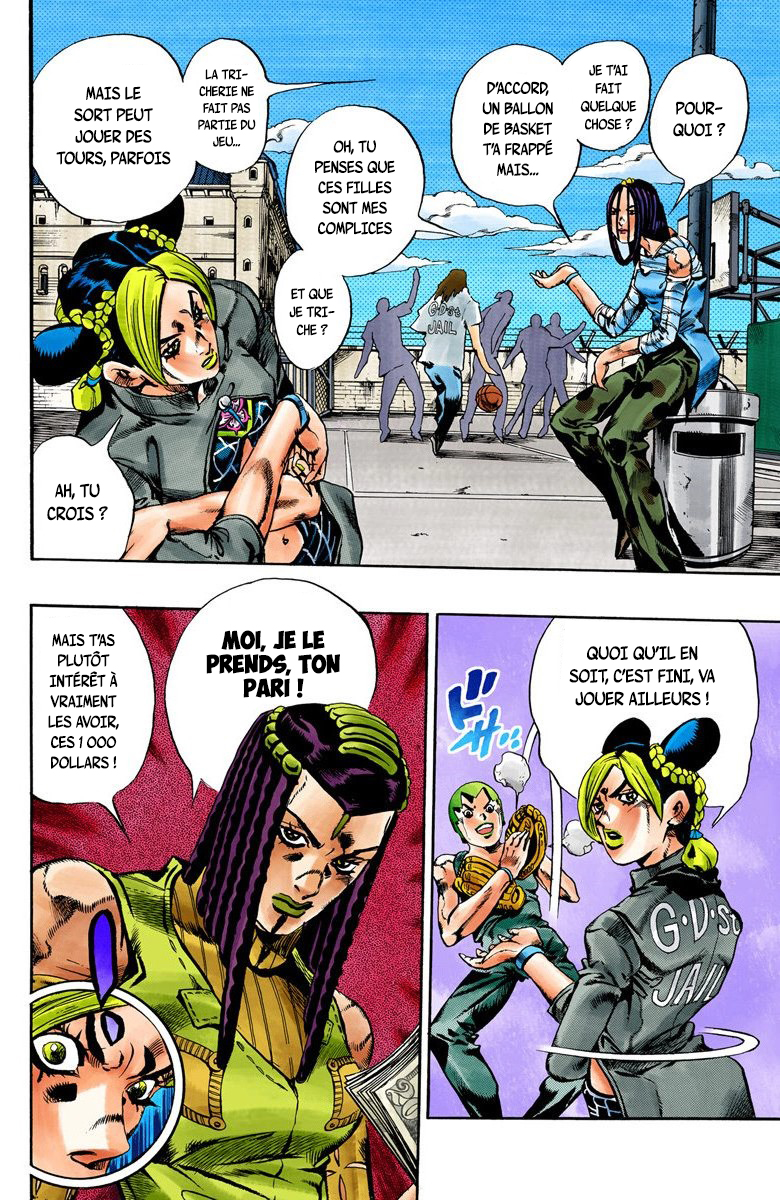 Read JoJo's Bizarre Adventure Part 6 Stone Ocean Official Colored FR Manga Online
