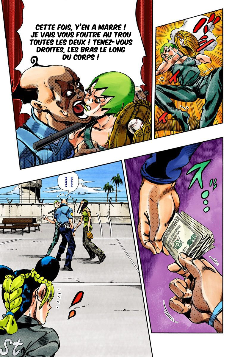 Read JoJo's Bizarre Adventure Part 6 Stone Ocean Official Colored FR Manga Online