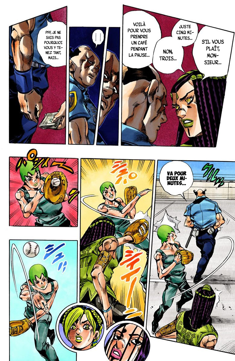 Read JoJo's Bizarre Adventure Part 6 Stone Ocean Official Colored FR Manga Online
