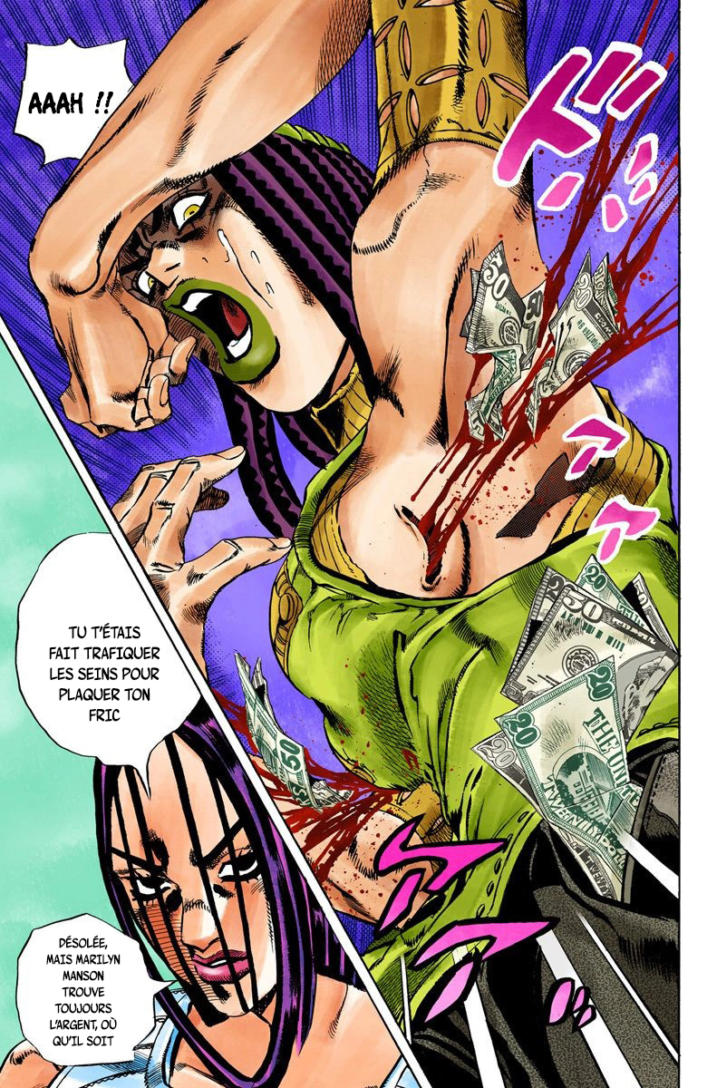 Read JoJo's Bizarre Adventure Part 6 Stone Ocean Official Colored FR Manga Online