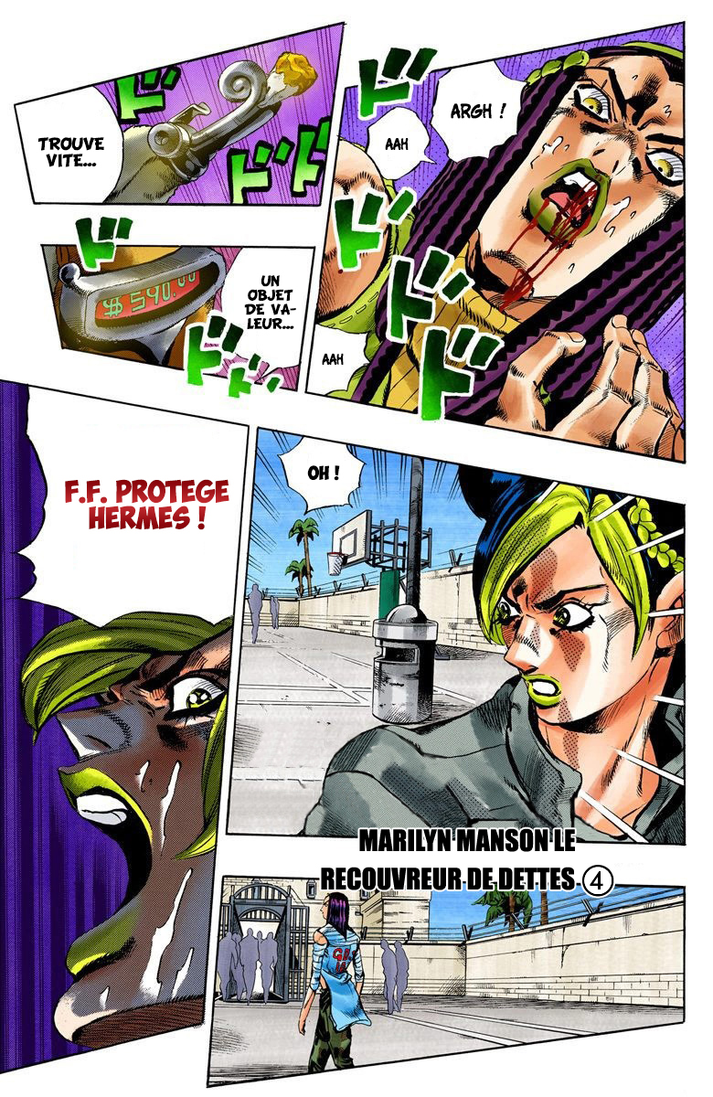 Read JoJo's Bizarre Adventure Part 6 Stone Ocean Official Colored FR Manga Online