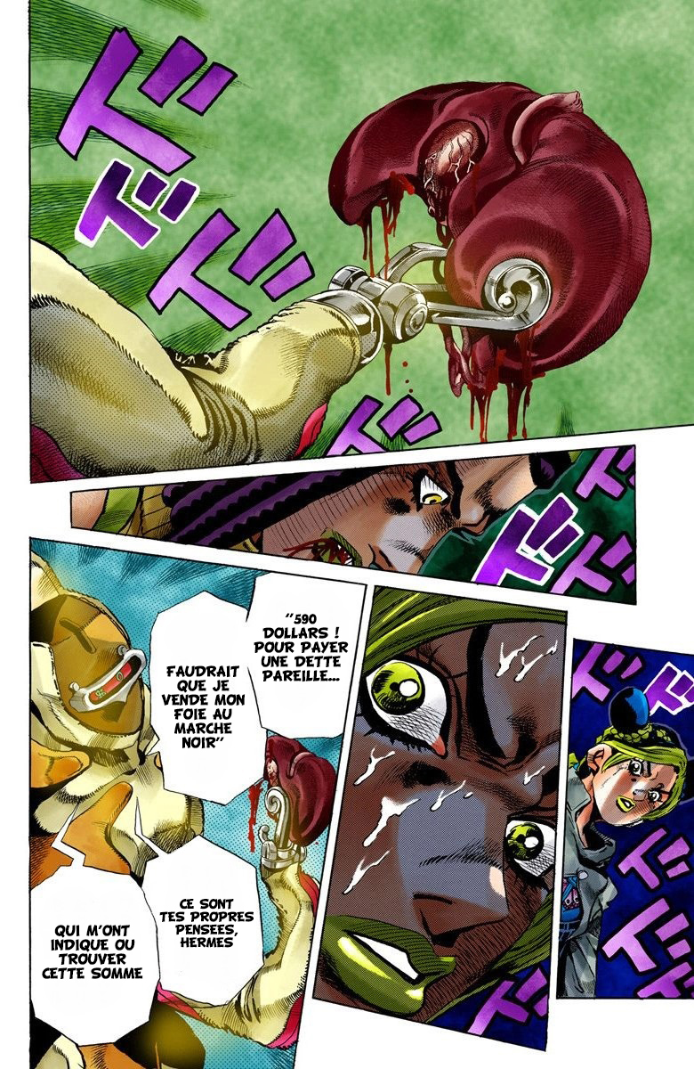 Read JoJo's Bizarre Adventure Part 6 Stone Ocean Official Colored FR Manga Online