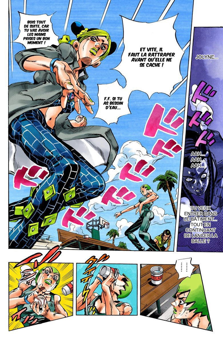 Read JoJo's Bizarre Adventure Part 6 Stone Ocean Official Colored FR Manga Online