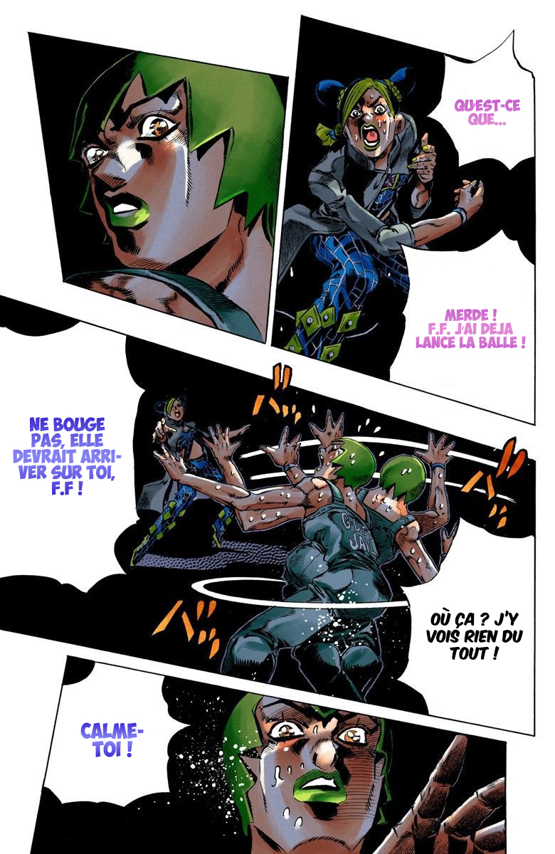 Read JoJo's Bizarre Adventure Part 6 Stone Ocean Official Colored FR Manga Online