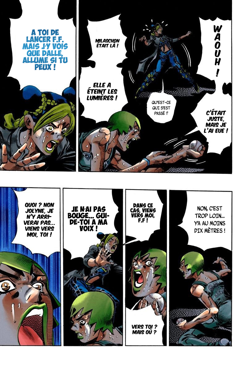 Read JoJo's Bizarre Adventure Part 6 Stone Ocean Official Colored FR Manga Online