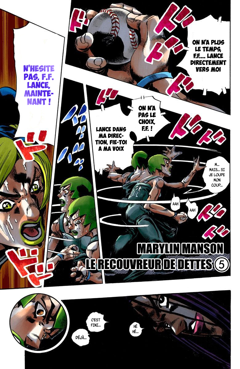 Read JoJo's Bizarre Adventure Part 6 Stone Ocean Official Colored FR Manga Online