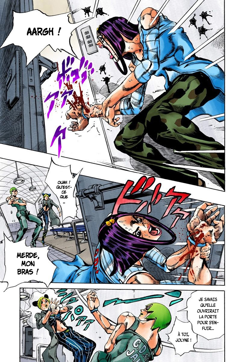Read JoJo's Bizarre Adventure Part 6 Stone Ocean Official Colored FR Manga Online