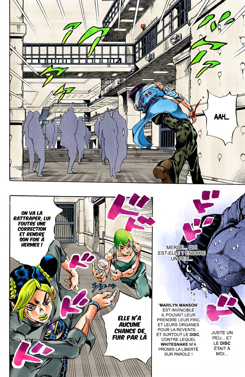 Read JoJo's Bizarre Adventure Part 6 Stone Ocean Official Colored FR Manga Online