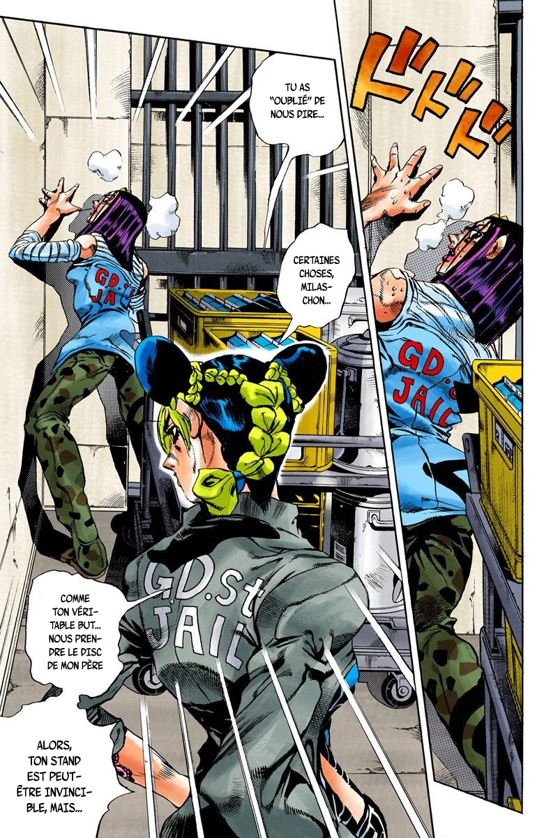 Read JoJo's Bizarre Adventure Part 6 Stone Ocean Official Colored FR Manga Online