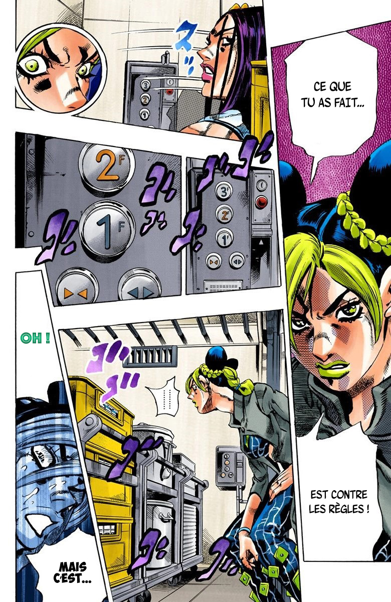 Read JoJo's Bizarre Adventure Part 6 Stone Ocean Official Colored FR Manga Online