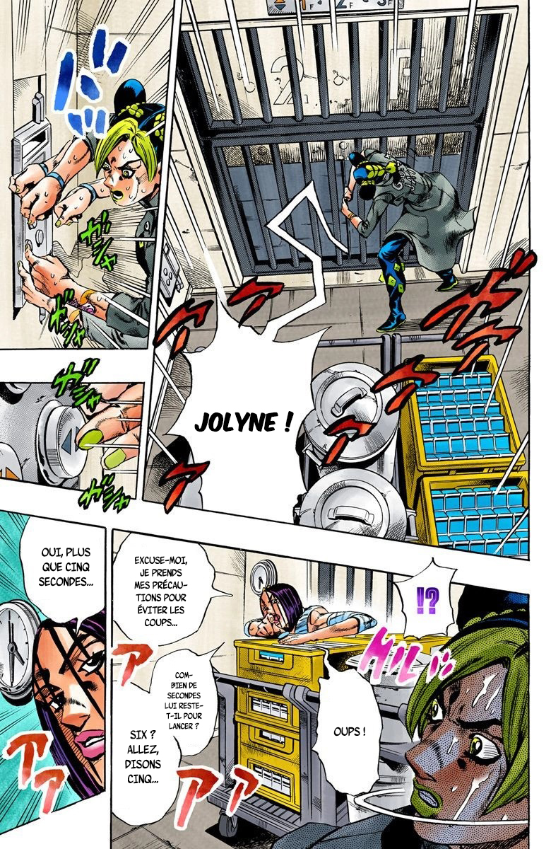 Read JoJo's Bizarre Adventure Part 6 Stone Ocean Official Colored FR Manga Online