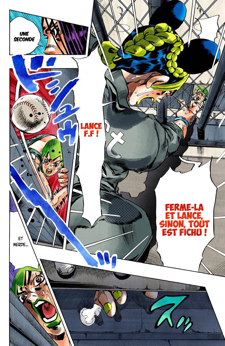 Read JoJo's Bizarre Adventure Part 6 Stone Ocean Official Colored FR Manga Online