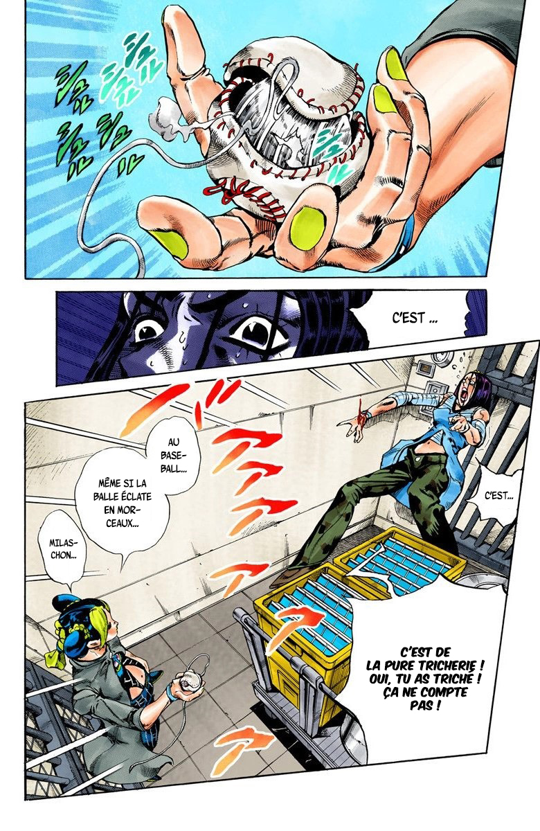 Read JoJo's Bizarre Adventure Part 6 Stone Ocean Official Colored FR Manga Online