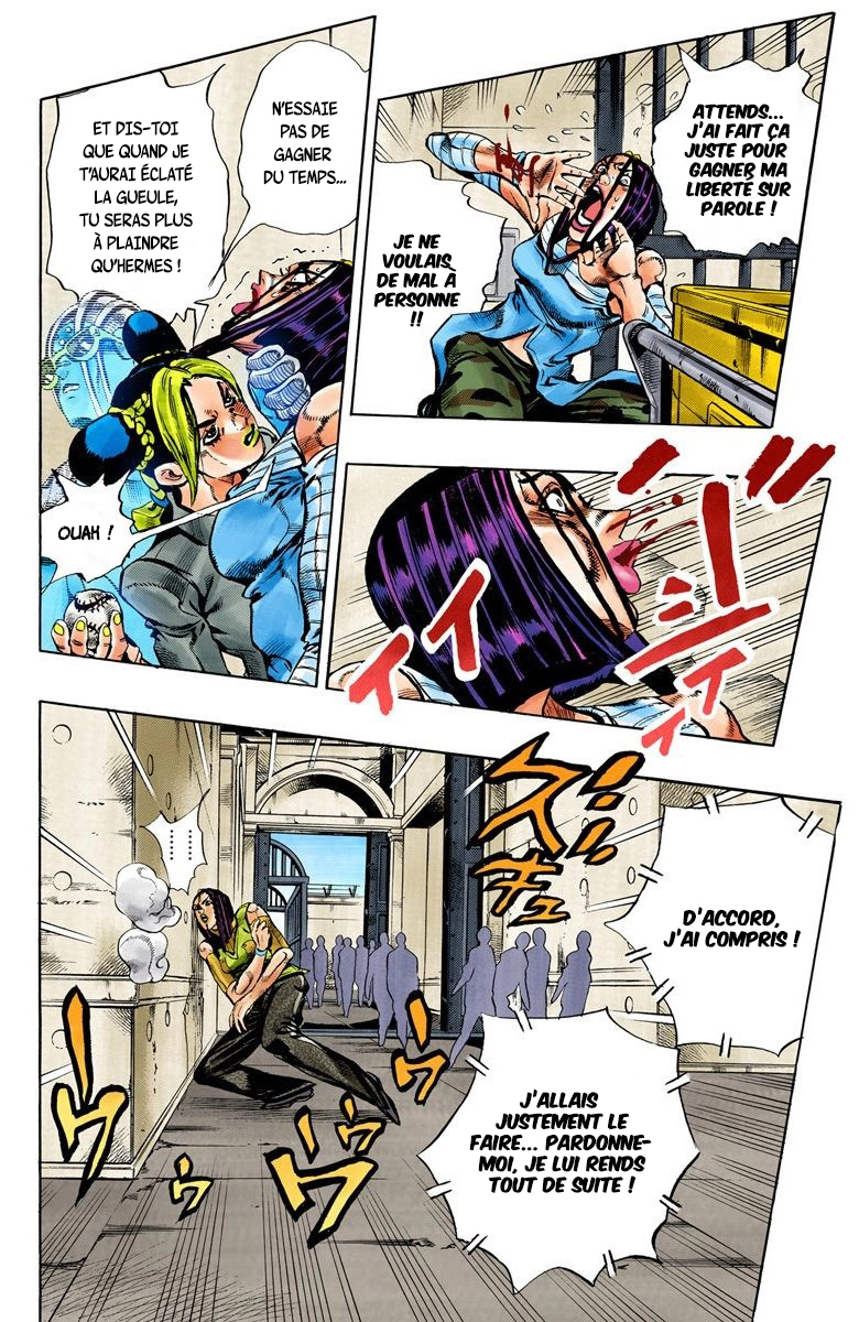 Read JoJo's Bizarre Adventure Part 6 Stone Ocean Official Colored FR Manga Online